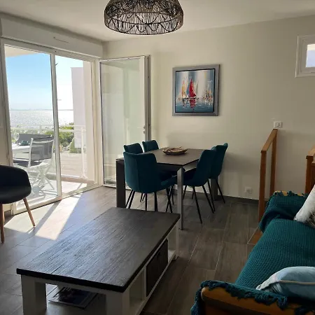 Appartement Duplex Renove Avec Vue Mer, Garage Et Climatisation A Vaux-sur-mer, Proche Pontaillac - Fr-1-539-57 *